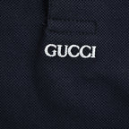 Gucci 2026 Striped Collar Piqué Polo — Ivory | Made in Italy