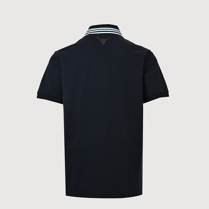 Gucci 2026 Striped Collar Piqué Polo — Ivory | Made in Italy