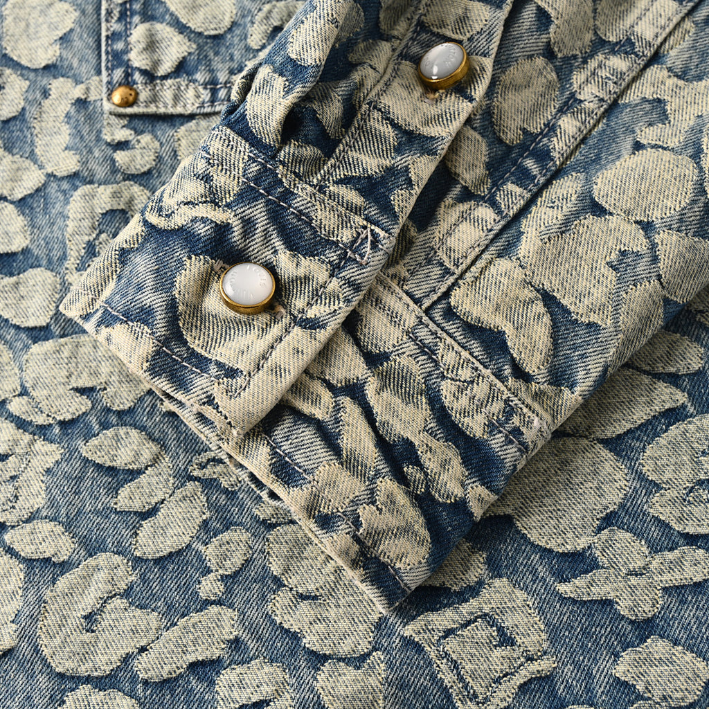 Louis Vuitton x Nigo Burnout Denim Work Jacket