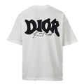 DIOR T-Shirt with Large Back Logo Appliqué and Embroidered Lettering