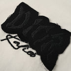 DIOR T-Shirt with Large Back Logo Appliqué and Embroidered Lettering