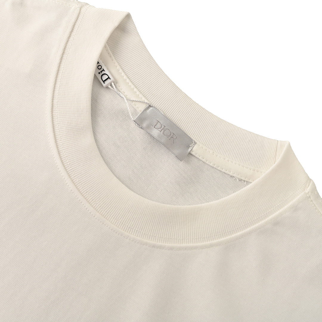 Dior Black and White Brushstroke T-Shirt