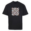 Fendi Roma FF Geometric Embroidered Patch T-Shirt — Off-Black