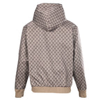 Gucci GG Supreme Reversible Hooded Zip Jacket in Black Canvas