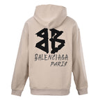 Balenciaga Unisex Oversized Logo Hoodie – Made in Italy