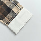 LOUIS VUITTON Monogram Plaid Shirt with Contrast Collar