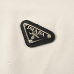 Prada Metal Triangle Logo Polo Shirt