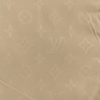 LOUIS VUITTON Khaki Monogram Embossed Hooded Windbreaker