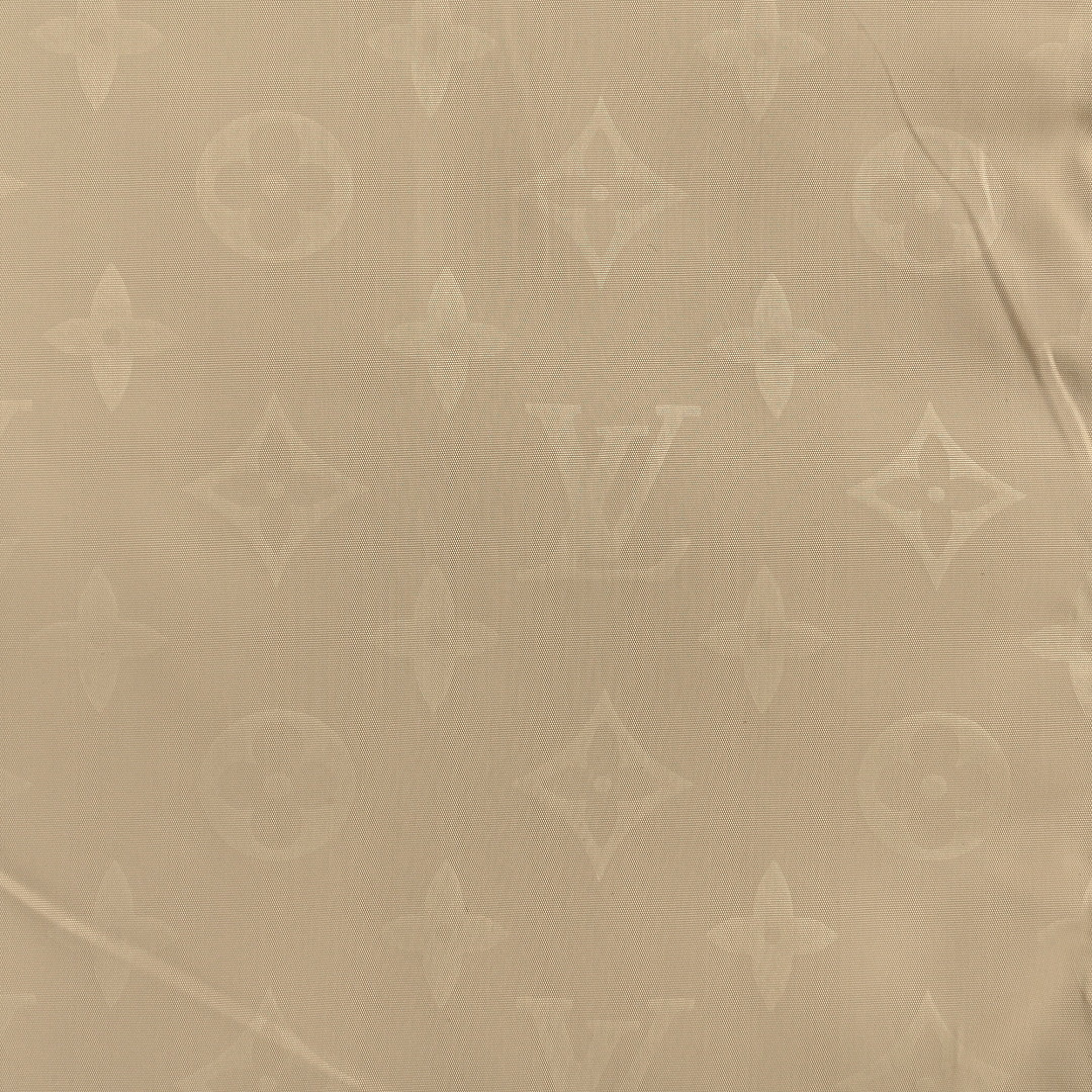 LOUIS VUITTON Khaki Monogram Embossed Hooded Windbreaker