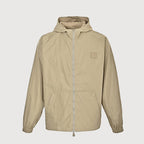 LOUIS VUITTON Khaki Monogram Embossed Hooded Windbreaker