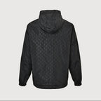 LOUIS VUITTON Monogram Eclipse Hooded Windbreaker Black