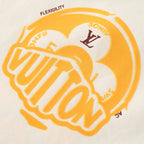 Louis Vuitton Crewneck Short-Sleeve T-Shirt with Front and Back Logo Print