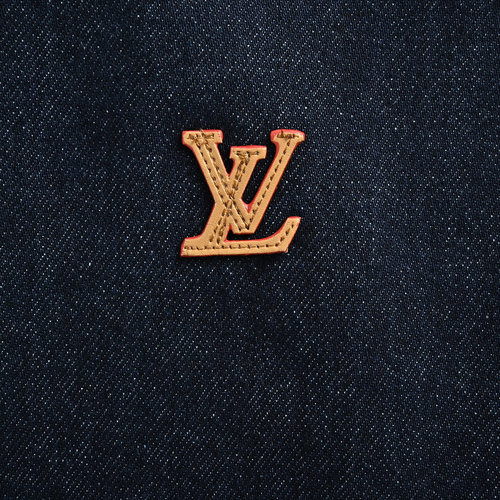 LOUIS VUITTON Dark Indigo Denim Button-Down Shirt