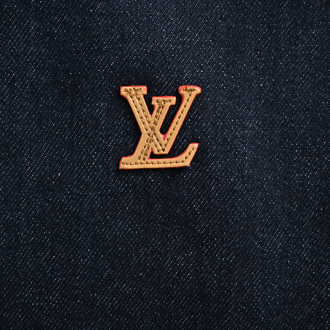 LOUIS VUITTON Dark Indigo Denim Button-Down Shirt