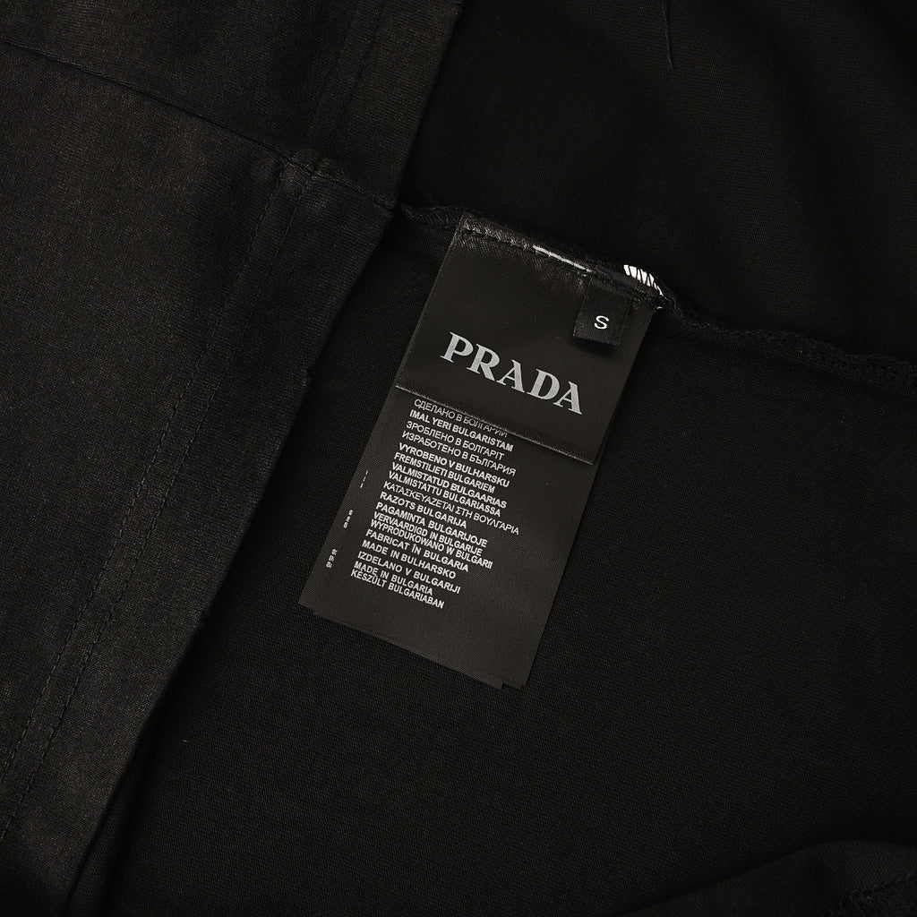 PRADA Cutout Letter Print T-Shirt
