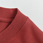 Gucci 2026 Dual-Logo Embroidered T-Shirt — Burgundy | Made in Italy