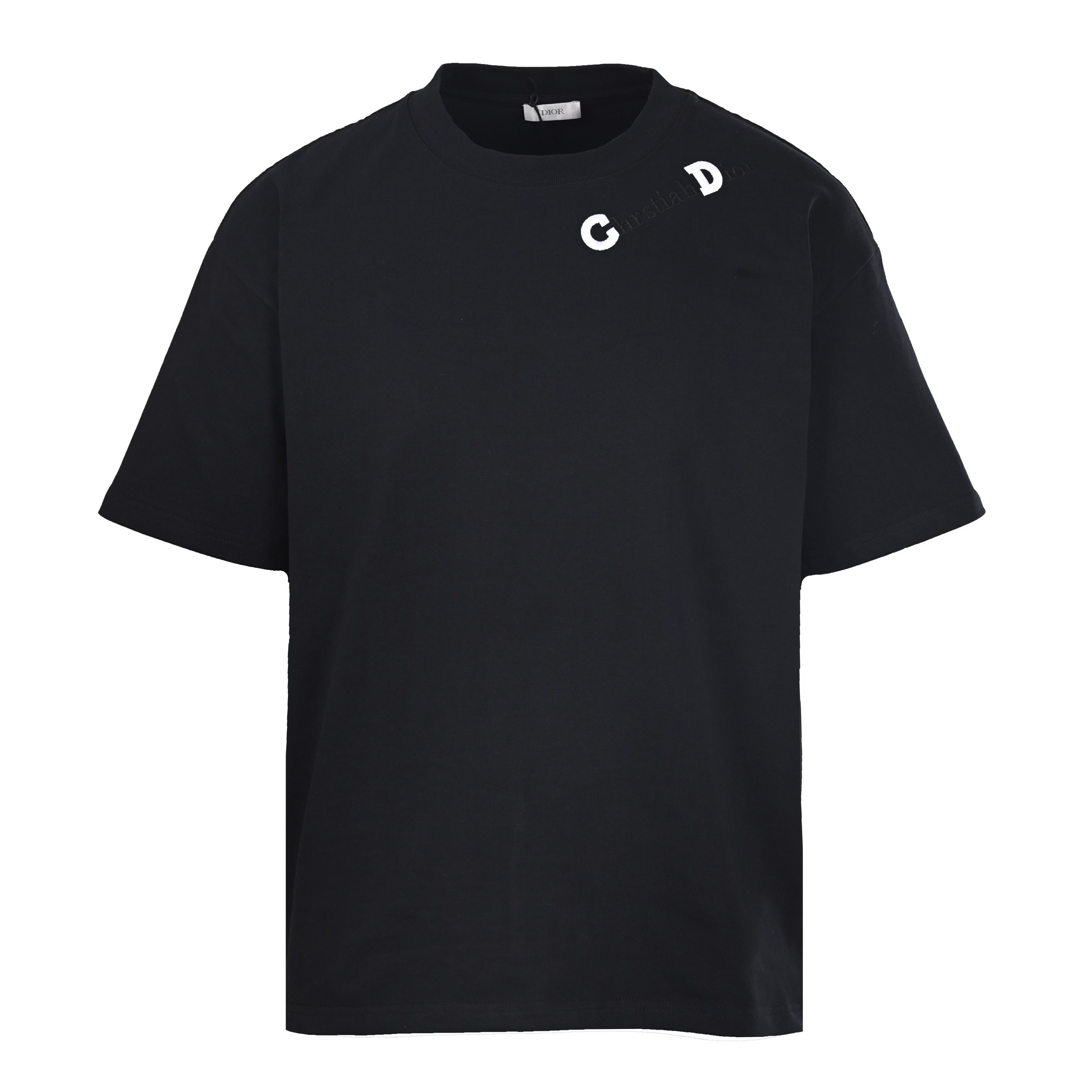 Dior T-Shirt with Embroidered Lettering