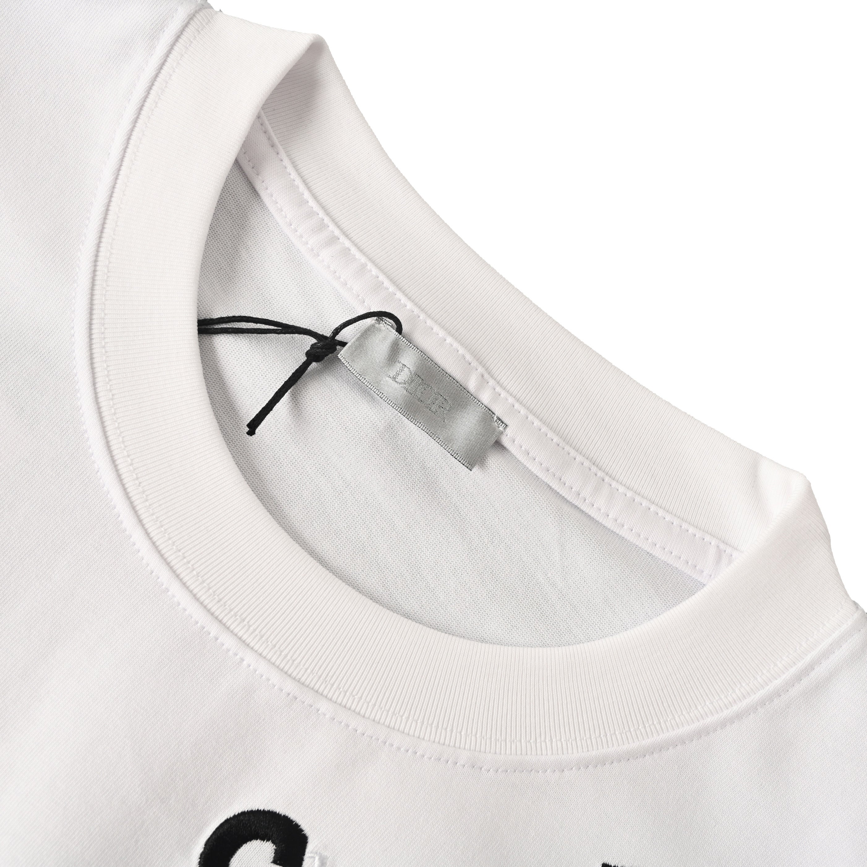 Dior T-Shirt with Embroidered Lettering