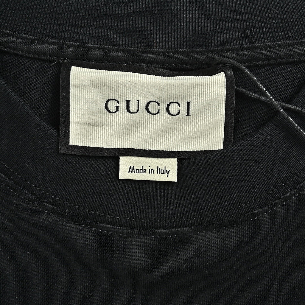 Gucci 2026 Premium Cotton T-Shirt — Black | Made in Italy
