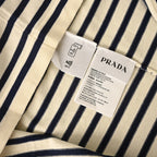 PRADA Inverted Triangle Logo Embroidered T-Shirt
