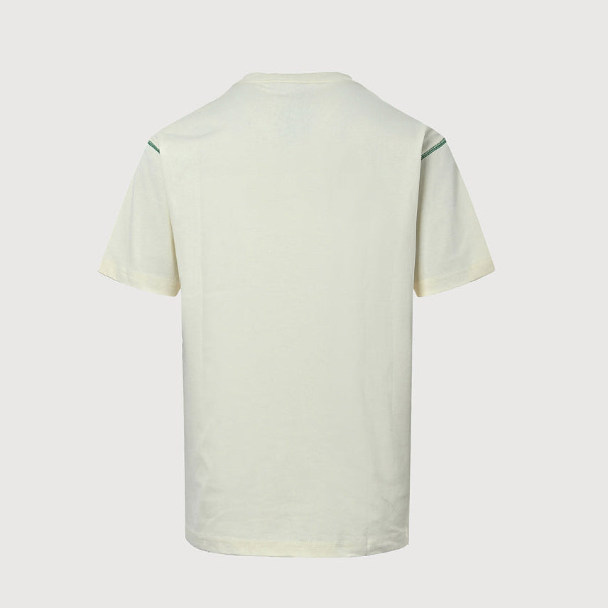 Gucci 2026 GG 1921 Crest Embroidered T-Shirt — Ivory | Made in Italy
