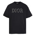 Dior Monogram Short-Sleeve T-Shirt with CD Letter Patch
