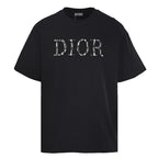 Dior Monogram Short-Sleeve T-Shirt with CD Letter Patch