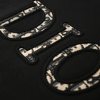 Dior Monogram Short-Sleeve T-Shirt with CD Letter Patch