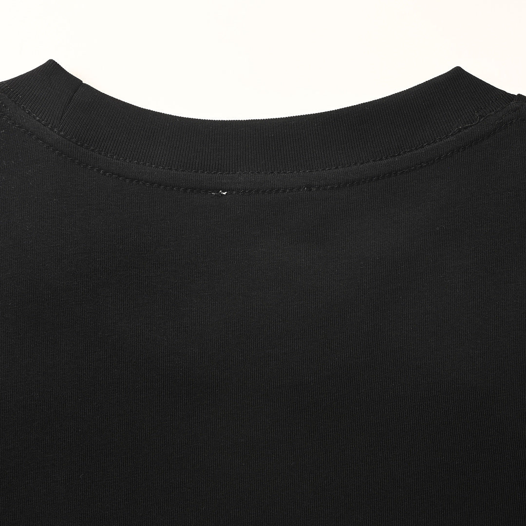 Dior Monogram Short-Sleeve T-Shirt with CD Letter Patch
