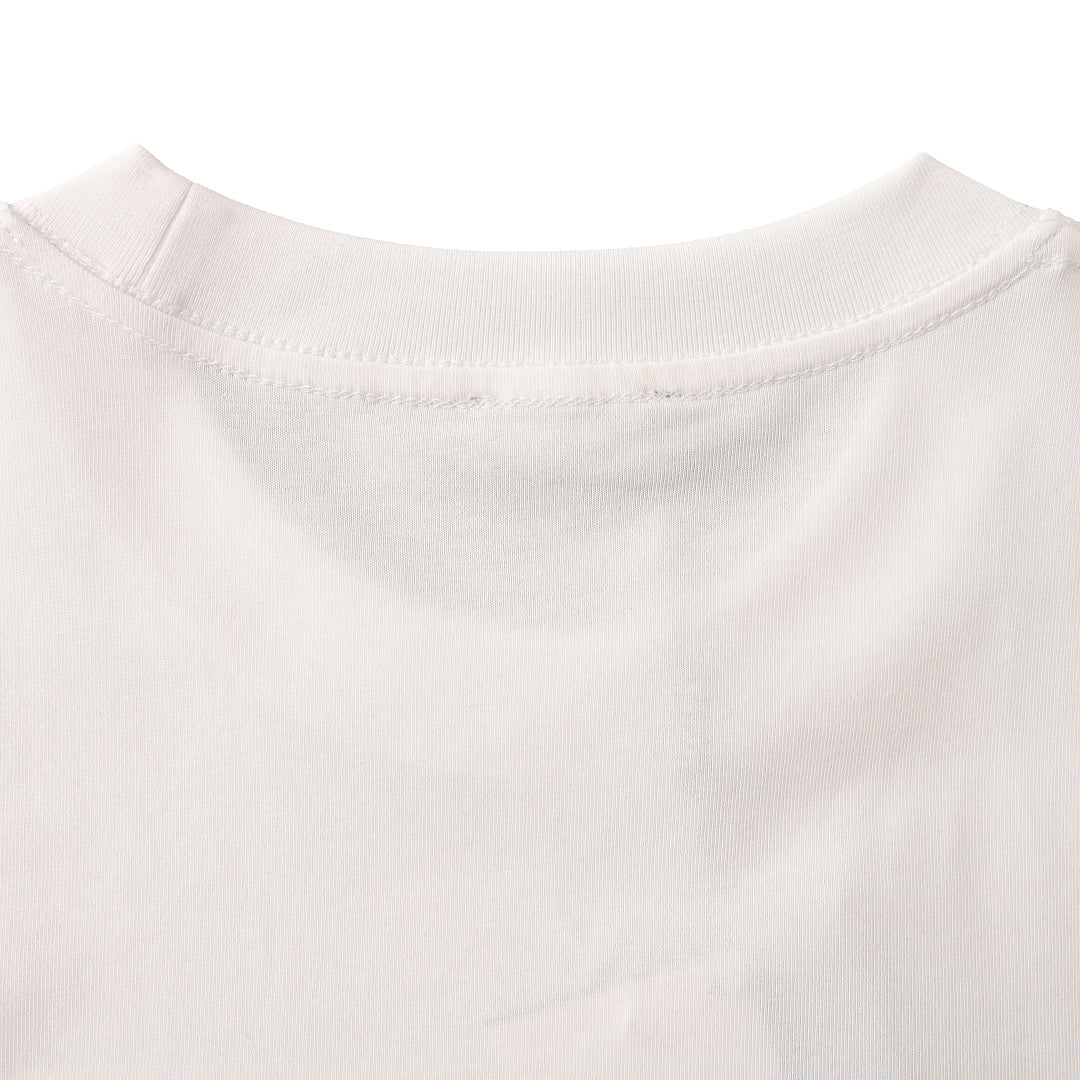 Dior Monogram Short-Sleeve T-Shirt with CD Letter Patch
