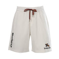Burberry Check and Equestrian Knight Motif Terry-Stitch Shorts