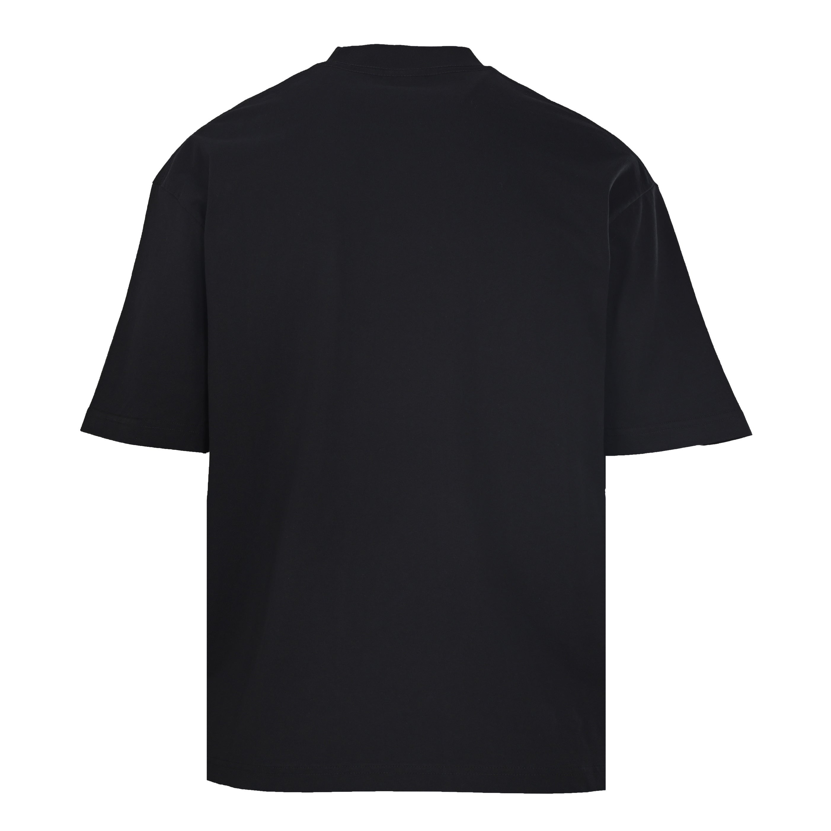 Balenciaga Distressed Logo Relaxed-Fit Cotton T-Shirt