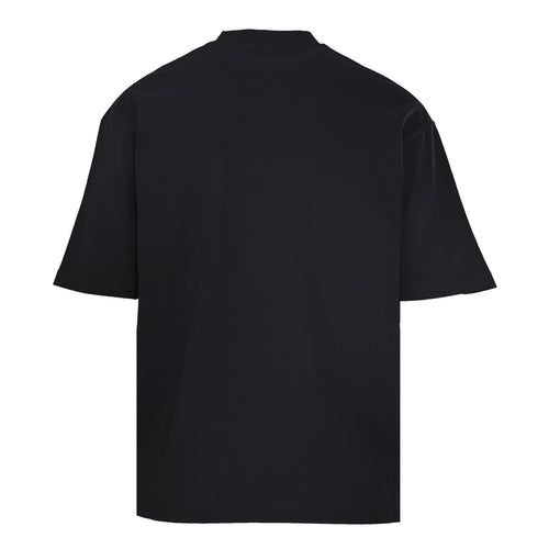 Balenciaga Distressed Logo Relaxed-Fit Cotton T-Shirt
