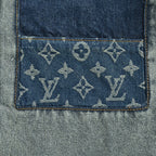 LOUIS VUITTON Floral Jacquard Denim Jacket
