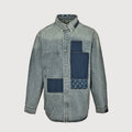 LOUIS VUITTON Floral Jacquard Denim Jacket