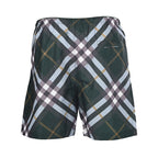 Burberry Twill Check Mesh-Lined Swim Shorts