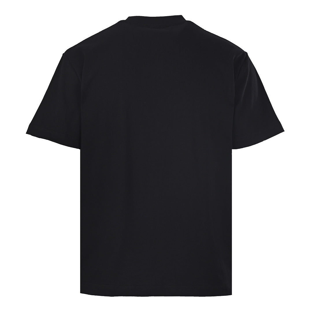 DIOR Yarn-Dyed All-Over Print Short-Sleeve Pocket T-Shirt