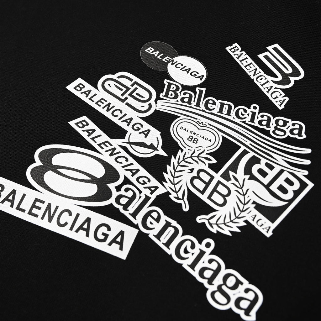 Balenciaga Unisex Oversized Logo Hoodie