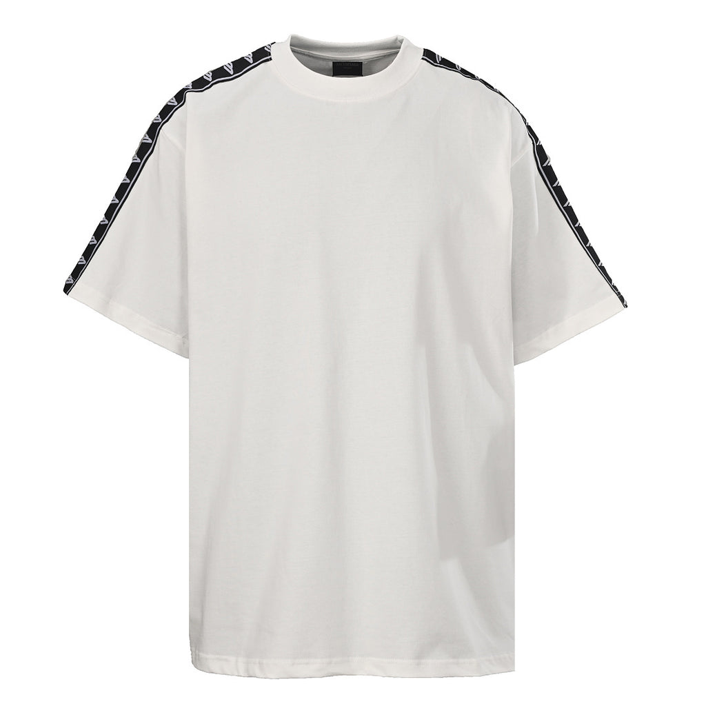 BALENCIAGA 3B Logo-Tape Short-Sleeve T-Shirt