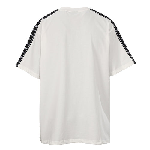 BALENCIAGA 3B Logo-Tape Short-Sleeve T-Shirt