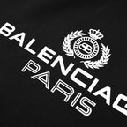 Balenciaga Logo-Embroidered Oversized Cotton Hoodie