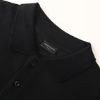 BALENCIAGA Cola Embroidery Short-Sleeve Polo Shirt