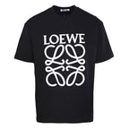 Loewe Oversized Graphic Print T-Shirt — Black