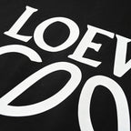 Loewe Oversized Graphic Print T-Shirt — Black