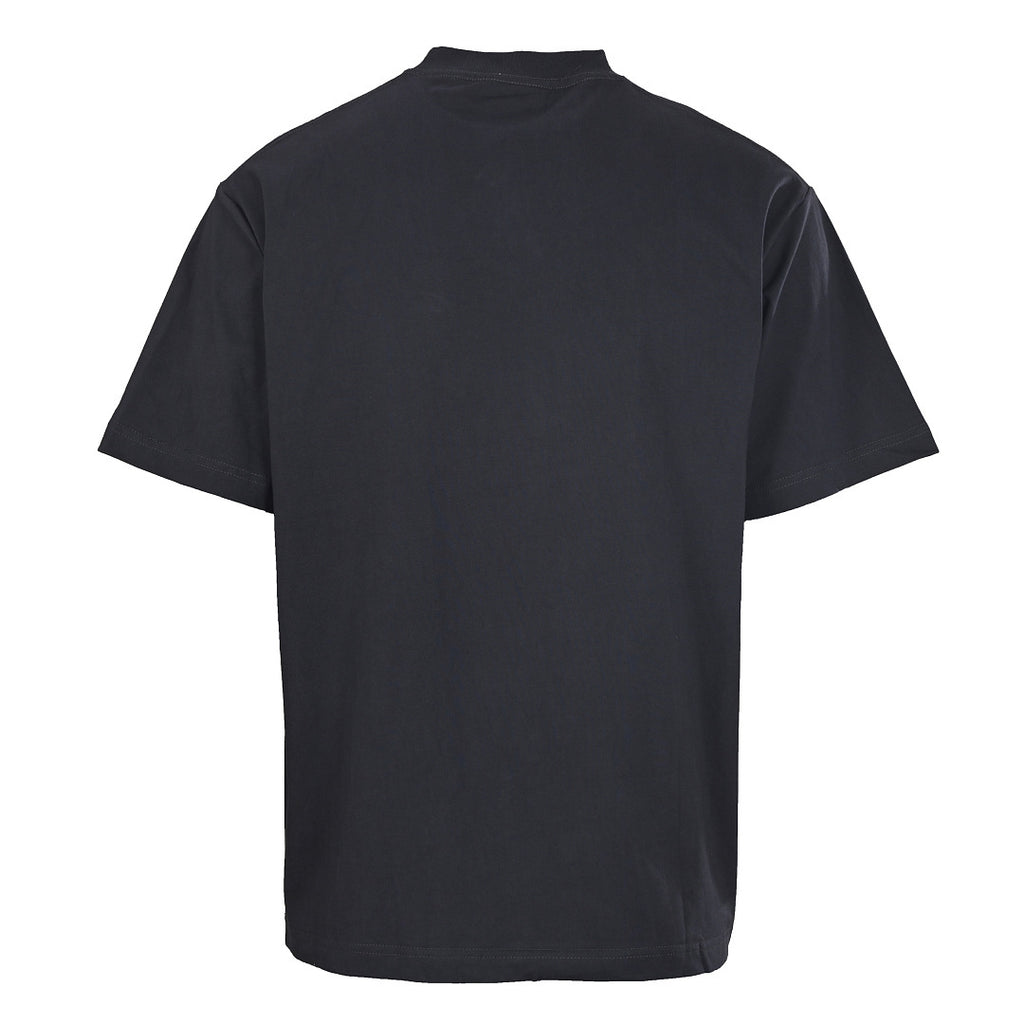 BALENCIAGA Round Badge Print Short-Sleeve T-Shirt