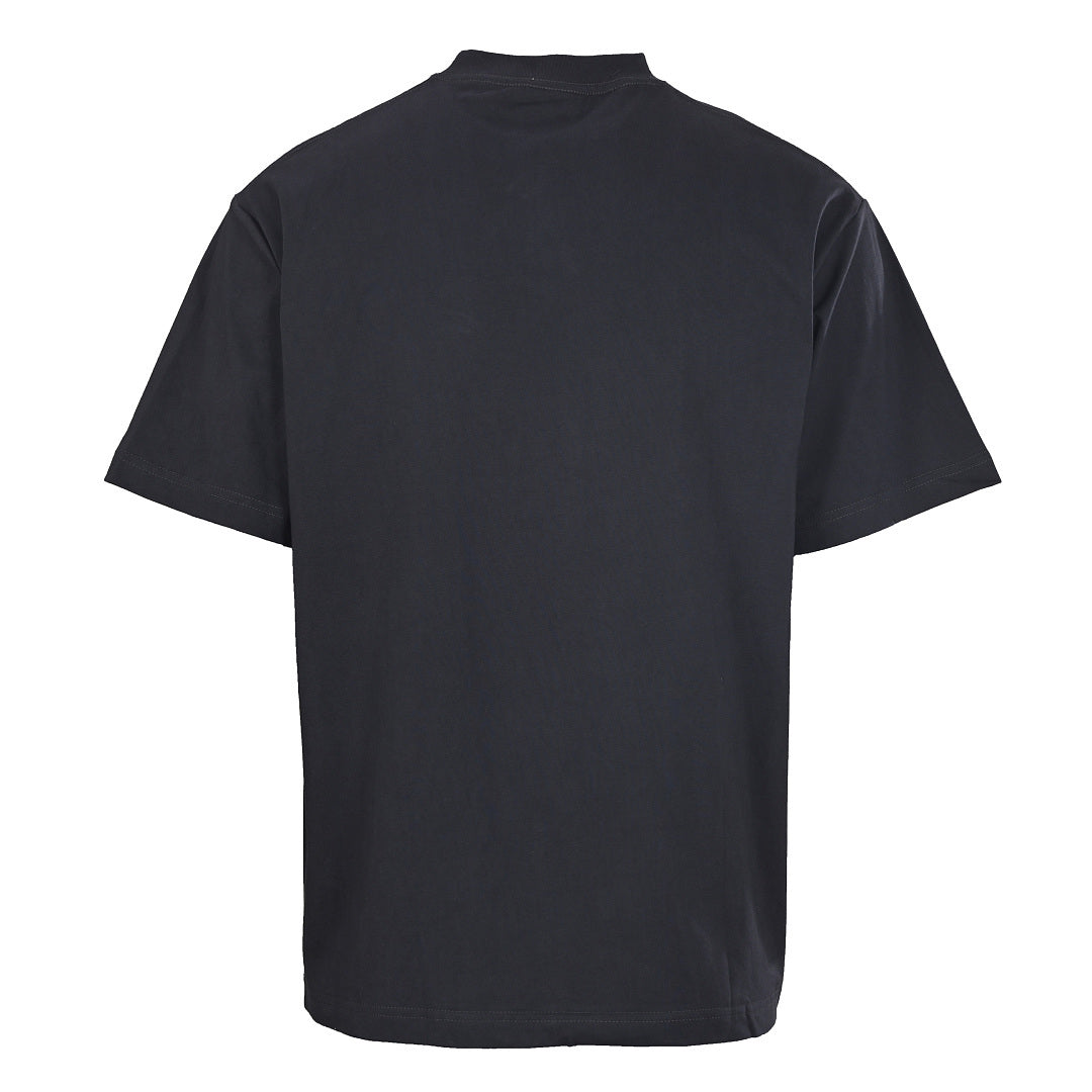 BALENCIAGA Round Badge Print Short-Sleeve T-Shirt