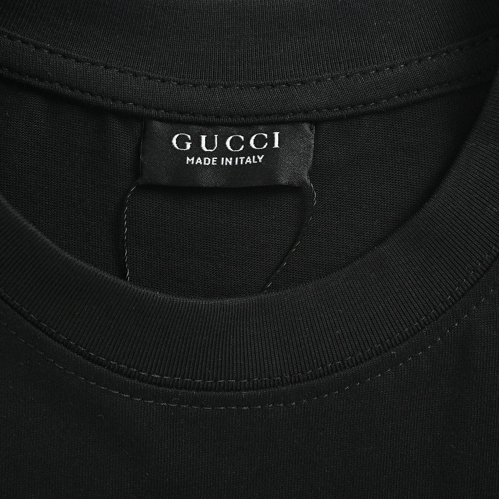 Gucci 2026 Horsebit Pocket T-Shirt — Black | Made in Italy