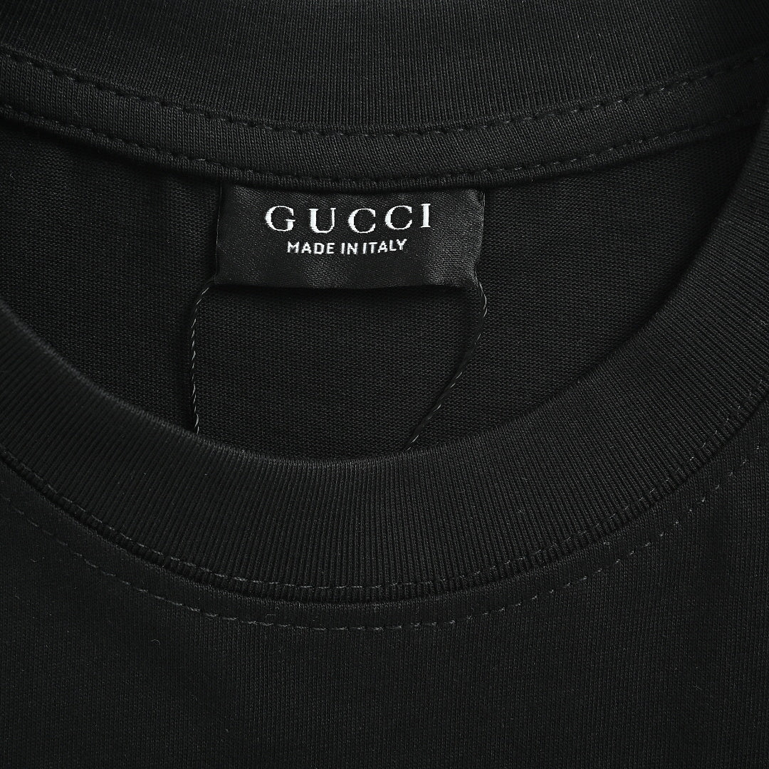 Gucci 2026 Horsebit Pocket T-Shirt — Black | Made in Italy
