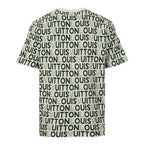 Louis Vuitton "Barrage" Letter Jacquard Knit Short-Sleeve T-Shirt