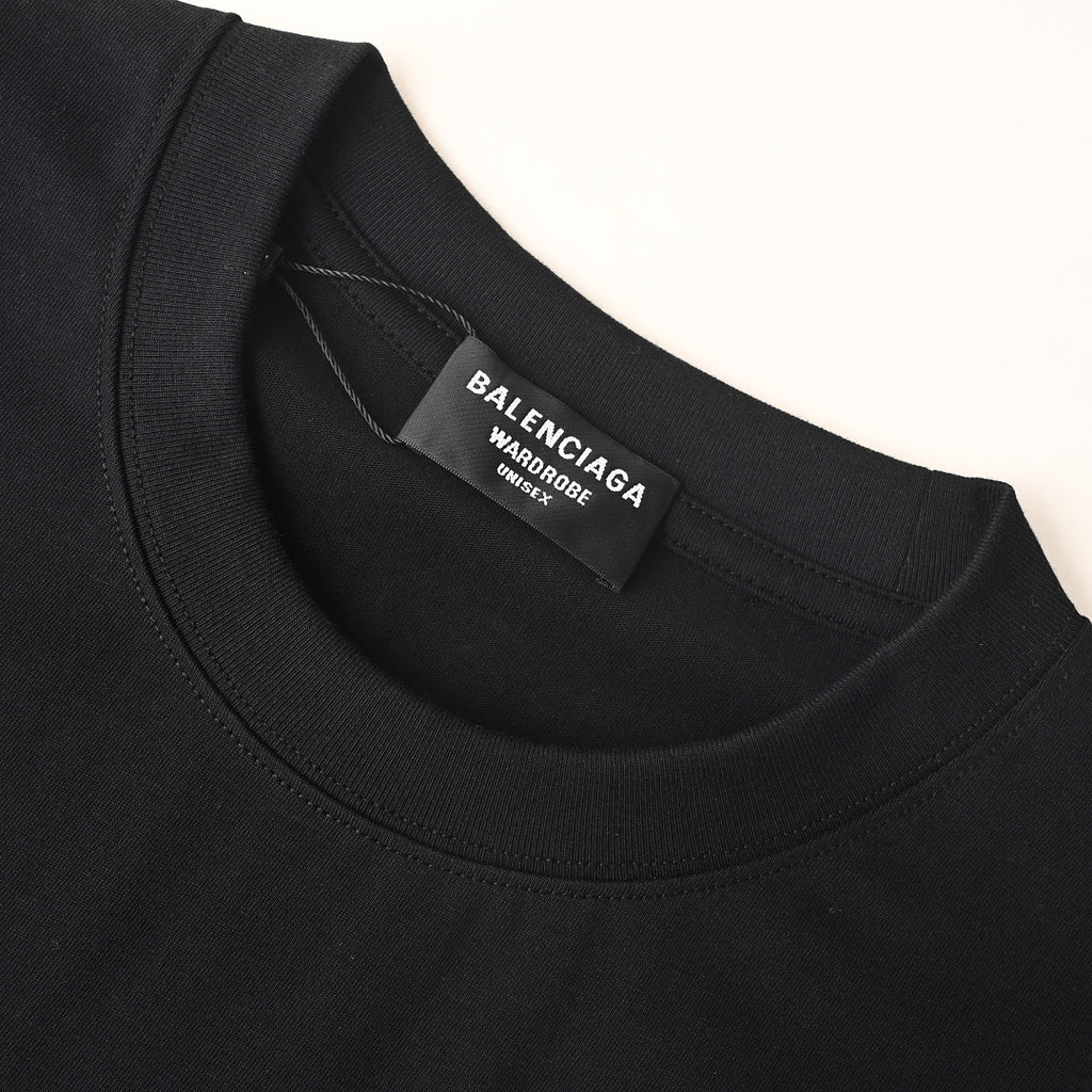 BALENCIAGA BLCG Multi-Language Rainbow Letter Print T-Shirt